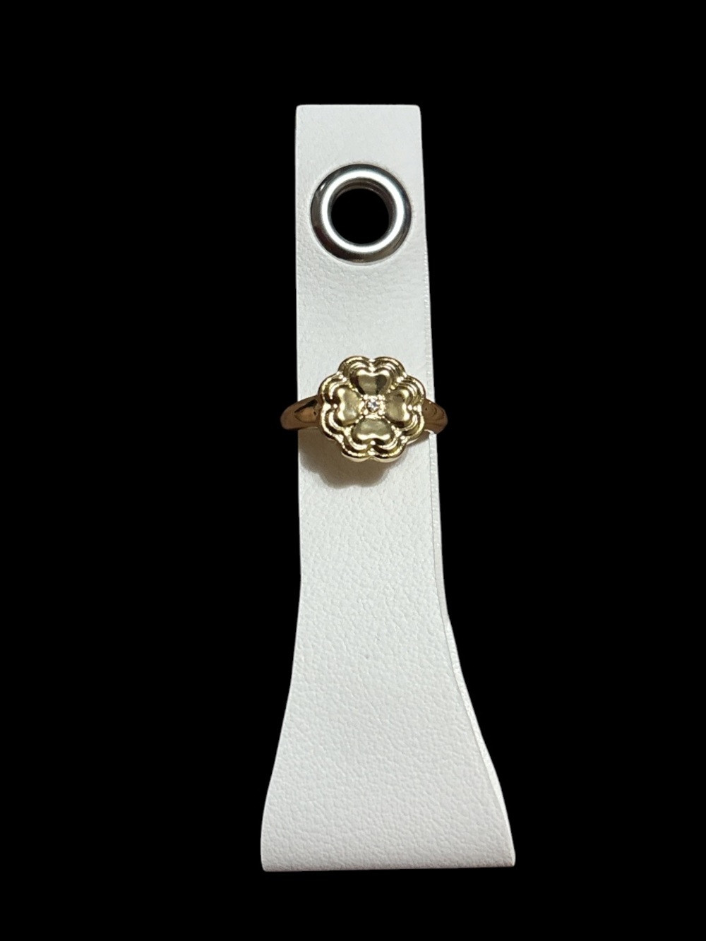 Gold Flower Statement Ring